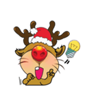 Mischievous Christmas Reindeer（個別スタンプ：3）