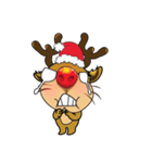 Mischievous Christmas Reindeer（個別スタンプ：4）