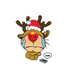 Mischievous Christmas Reindeer（個別スタンプ：6）
