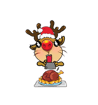 Mischievous Christmas Reindeer（個別スタンプ：8）