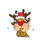 Mischievous Christmas Reindeer（個別スタンプ：10）