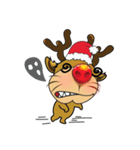 Mischievous Christmas Reindeer（個別スタンプ：11）