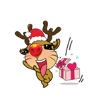 Mischievous Christmas Reindeer（個別スタンプ：12）