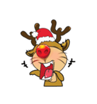 Mischievous Christmas Reindeer（個別スタンプ：13）