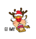 Mischievous Christmas Reindeer（個別スタンプ：17）