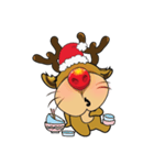 Mischievous Christmas Reindeer（個別スタンプ：23）
