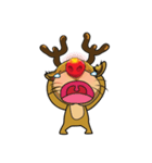 Mischievous Christmas Reindeer（個別スタンプ：24）