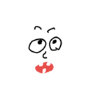 eyes nose lips（個別スタンプ：6）