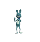 Blue Rabbit ＆ Mr. Chicken : Weird Dance（個別スタンプ：5）