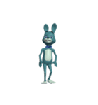 Blue Rabbit ＆ Mr. Chicken : Weird Dance（個別スタンプ：6）