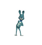 Blue Rabbit ＆ Mr. Chicken : Weird Dance（個別スタンプ：7）