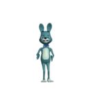 Blue Rabbit ＆ Mr. Chicken : Weird Dance（個別スタンプ：8）