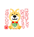 トイプーと柴犬のお正月とクリスマス（個別スタンプ：2）