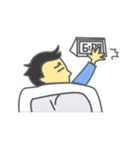ぐで男の毎日（個別スタンプ：1）