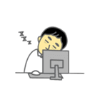 ぐで男の毎日（個別スタンプ：3）