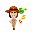 Scout Commander training girl（個別スタンプ：5）