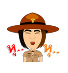Scout Commander training girl（個別スタンプ：10）