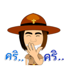 Scout Commander training girl（個別スタンプ：17）