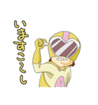 戦隊家族X 山形弁バージョン ファイナル（個別スタンプ：19）