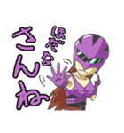 戦隊家族X 山形弁バージョン ファイナル（個別スタンプ：21）