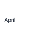 シンプルな日付【4月】（個別スタンプ：2）