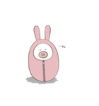 無気力なぶた。たまにやる気。（個別スタンプ：2）