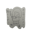 こけしちゃんスタンプです。（個別スタンプ：1）