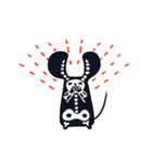 Tiny Tiny Halloween mouse（個別スタンプ：22）