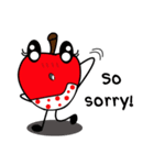 Red App(apple)_English version（個別スタンプ：4）