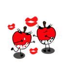 Red App(apple)_English version（個別スタンプ：9）