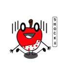 Red App(apple)_English version（個別スタンプ：12）