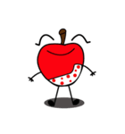 Red App(apple)_English version（個別スタンプ：18）