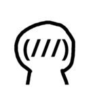 顔文字くん(表情編)（個別スタンプ：3）
