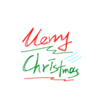 I write the word - Christmas 2017（個別スタンプ：3）