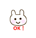 ほっぺうさぎ（個別スタンプ：19）
