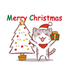 クリスマス色の猫たち（個別スタンプ：9）