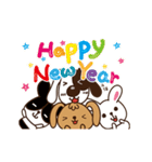 Rabbit New Year（個別スタンプ：4）