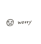 気持ちを英語で言ってみる（個別スタンプ：7）