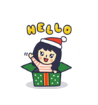 Guggig : Merry X'mas ＆ Happy New Year（個別スタンプ：1）