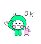 グリーンアップル（個別スタンプ：3）