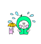 グリーンアップル（個別スタンプ：11）