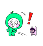 グリーンアップル（個別スタンプ：21）