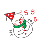 LOVELY SNOWMAN（個別スタンプ：29）