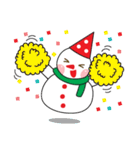 LOVELY SNOWMAN（個別スタンプ：34）