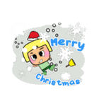 Shiro. Merry Christmas（個別スタンプ：11）