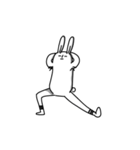 Rabbit with no change in expression（個別スタンプ：3）