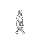 Rabbit with no change in expression（個別スタンプ：4）