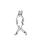 Rabbit with no change in expression（個別スタンプ：5）