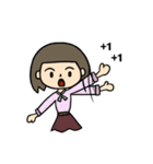 Short hair sister's daily life（個別スタンプ：10）