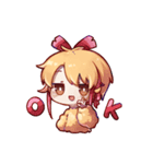 エビ天ぷら サクちゃん（個別スタンプ：1）